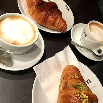 Farini - Chocolate croissant, pistachio croissant,  cappuccino - Italian Near Me - Venezia, VE
