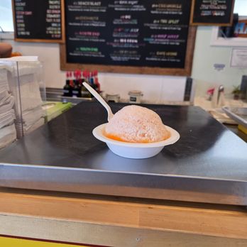 Ohana Hau Shave Ice  - Creamsicle - Shaved Ice Near Me - Beach Haven, New Jersey