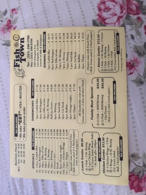 Menu photo 8 Fish Town Los Angeles, CA Menu photo 8 Fish Town Los Angeles, CA