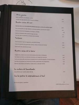 Menu photo 1 Samarkanda Madrid, M