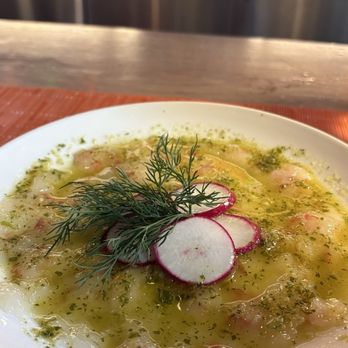 Pink Lotus Thai Restaurant - Shrimp crudo - Thai Near Me - Atlanta, Georgia