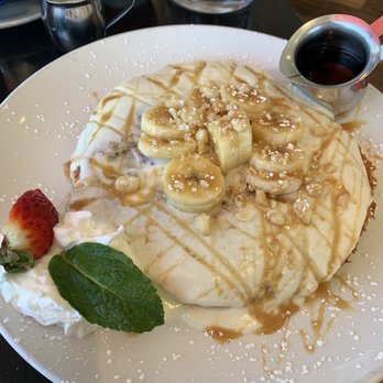 Eggstasy - Banana Macadamia Pancakes - Breakfast & Brunch Near Me - Scottsdale, Arizona