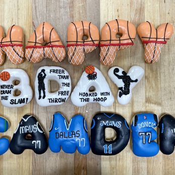 Dandy Donuts - "Dalls Mav." theme Donut - Donuts Near Me - McKinney, Texas