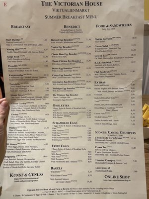 Menu photo 1 The Victorian House Munich, BY Menu photo 1 The Victorian House Munich, BY