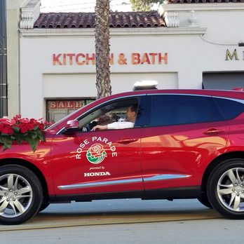 Rose Parade Route - Logo on the car - Festivals Near Me - Pasadena, California