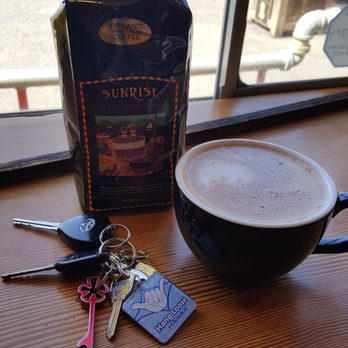 Sunrise Coffee Company - 16 oz mocha and bought some Heavy Haul Out roast (8/18/18) - Coffee Roasteries Near Me - Port Townsend, Washington Sunrise Coffee Company - 16 oz mocha and bought some Heavy Haul Out roast (8/18/18) - Coffee Roasteries Near Me - Port Townsend, Washington