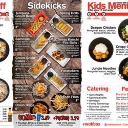 Wok Box - Soup, Sidekicks, Kids meal