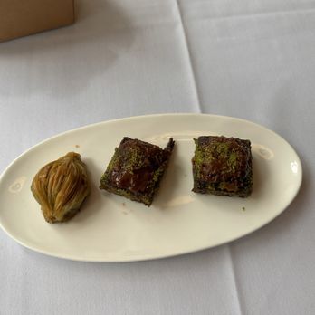 Dolan Uyghur Restaurant - Midye Baklava *and Chocolate Baklava * - Asian Fusion Near Me - Washington, DC, District of Columbia