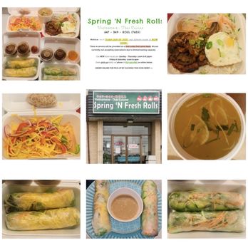 Spring 'N Fresh Rolls -  variety of food items - Vietnamese Near Me - Toronto, Ontario