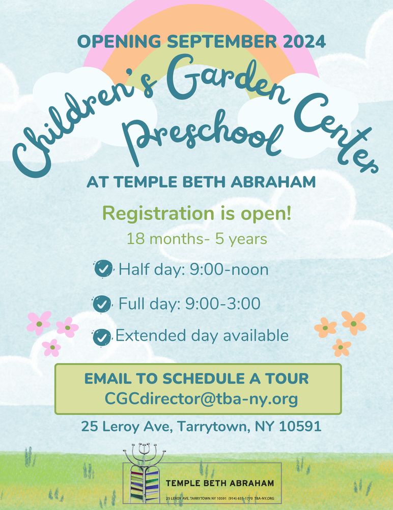 Children's Garden Center At Temple Beth Abraham - childcare center in Tarrytown, NY