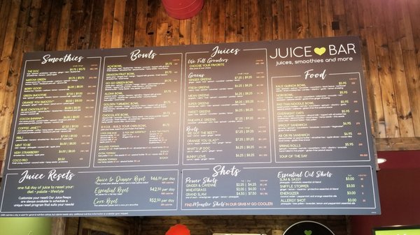 Menu photo 2 Juice Bar - Middletown Louisville, KY Menu photo 2 Juice Bar - Middletown Louisville, KY