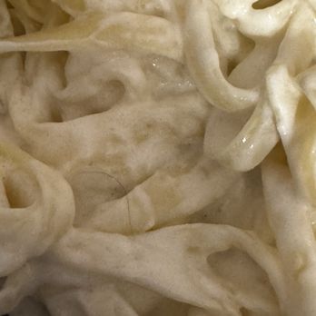 Presto Pasta - Fettuccini Alfredo with chicken with a hair - Italian Near Me - Granada Hills, California Presto Pasta - Fettuccini Alfredo with chicken with a hair - Italian Near Me - Granada Hills, California