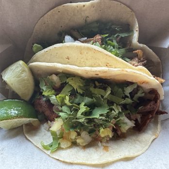 Cantina Barba - Al Pastor (bottom), Smoked Pork (Top) - Tacos Near Me - Houston, Texas Cantina Barba - Al Pastor (bottom), Smoked Pork (Top) - Tacos Near Me - Houston, Texas