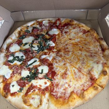 Antonio's Old World Pizza - Half Marg half cheese - Pizza Near Me - Maple Shade, New Jersey Antonio's Old World Pizza - Half Marg half cheese - Pizza Near Me - Maple Shade, New Jersey