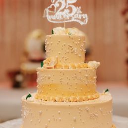 25th anniversary cake 25th anniversary cake