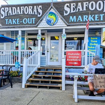 Spadaforas Restaurant And Clam Bar - a man sitting on a bench - Seafood Near Me - Ocean City, New Jersey Spadaforas Restaurant And Clam Bar - a man sitting on a bench - Seafood Near Me - Ocean City, New Jersey