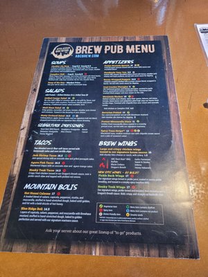 Menu photo 2 Appalachian Brewing Company Gettysburg, PA