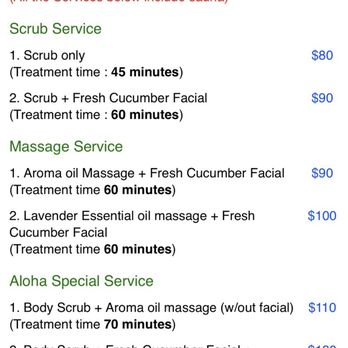 Aloha Sauna and Spa - Price 2019 - Day Spas Near Me - Honolulu, Hawaii Aloha Sauna and Spa - Price 2019 - Day Spas Near Me - Honolulu, Hawaii