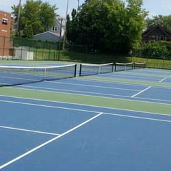 Shorewood School District - 5 re-surfaced tennis courts at Shorewood Intermediate School.