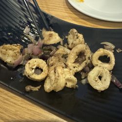 Calamari...couldn't wait for photo before we dug in.