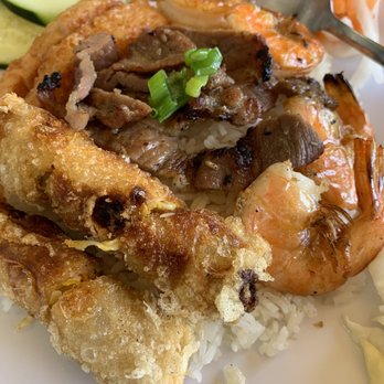 Pho House - Signature rice set, crispy and well filled spring rolls, shrimp rolls, roast pork, and shrimp cake. Satisfied - Vietnamese Near Me - Lawndale, California Pho House - Signature rice set, crispy and well filled spring rolls, shrimp rolls, roast pork, and shrimp cake. Satisfied - Vietnamese Near Me - Lawndale, California