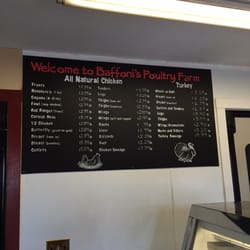 Baffoni's Poultry Farm - New menu board