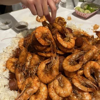 Pirates Kitchen - Shrimp with PK sauce and rice - Cajun/Creole Near Me - Artesia, California