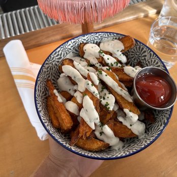 Basic Kitchen - Local Sweet Potato fries - New American Near Me - Charleston, South Carolina