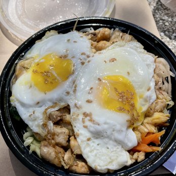 Koreander Restaurant - Chicken bibimbap with extra egg - Korean Near Me - Montclair, New Jersey