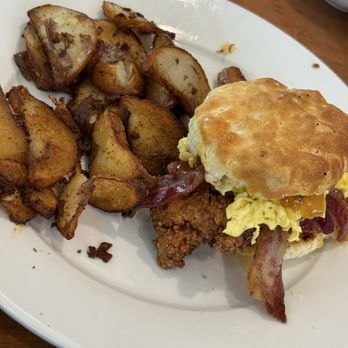 Peach Valley Cafe - Chicken biscuit (seasonal) - Breakfast & Brunch Near Me - Gainesville, Florida Peach Valley Cafe - Chicken biscuit (seasonal) - Breakfast & Brunch Near Me - Gainesville, Florida