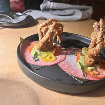 Nomade - Jaiba grits (fried soft shell crab) - Mexican Near Me - Austin, Texas
