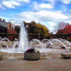 Indiana State University Fountain- Dede Plaza - Fall 2014- Before renovations