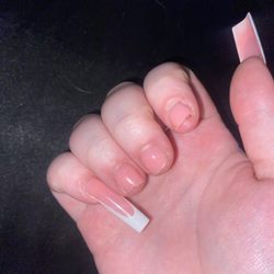 M Spa & Nails - 3 snapped off 2 days after getting them on Jan 24thI was happy with the shape and color just hate how thin they are