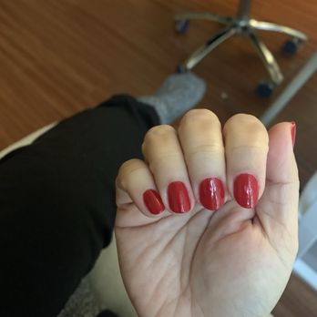 Judy's Nails - Cherry (?) red polish for Valentine's Day - Nail Salons Near Me - Alhambra, California
