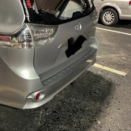 Rear back window