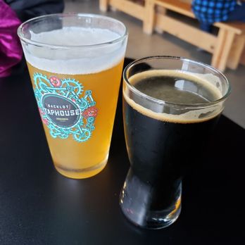Backlot Taphouse - 12% Peanut Butter Tuxedo(small guy) and a Grapefuit Groove - Beer Bar Near Me - Omaha, Nebraska