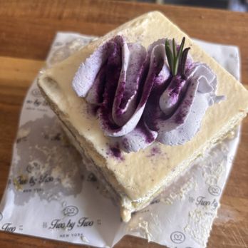 Cafe  2BY2 - Taro Mochi tiramisu - Desserts Near Me - New York, New York