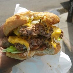 Genna Rae Wings and More - Double Cheese Burger