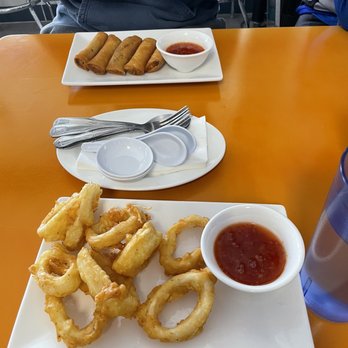 Pho Viet 101 - 1. Egg Rolls and 12. Fried Calamari - Vietnamese Near Me - Clovis, California Pho Viet 101 - 1. Egg Rolls and 12. Fried Calamari - Vietnamese Near Me - Clovis, California