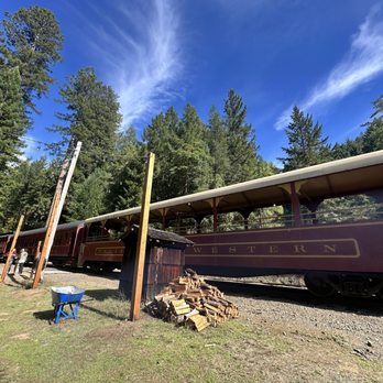 Skunk Train - Pumpkin Express train! - Trains Near Me - Willits, California