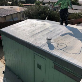 Valley Urethane Foam Roofing - In process - Roofing Near Me - Cathedral City, California