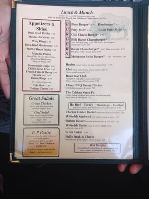 Menu photo 8 White Tail Resort Moran, MI