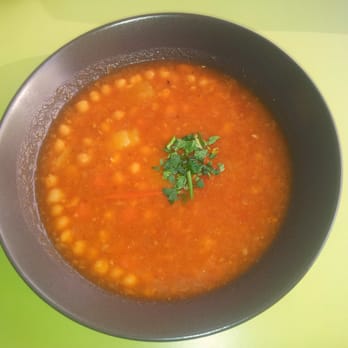 Bistro Puro - Chickpeas Soup - Vegan Near Me - Prague, Puerto Rico