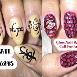Glow Nail Bar - Lord Of The Rings Nails by Lily!!