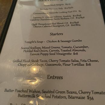 Stack's Evening Eats - Specials for the evening! - New American Near Me - Mount Pleasant, South Carolina
