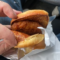 Spicy chicken sandwich Spicy chicken sandwich