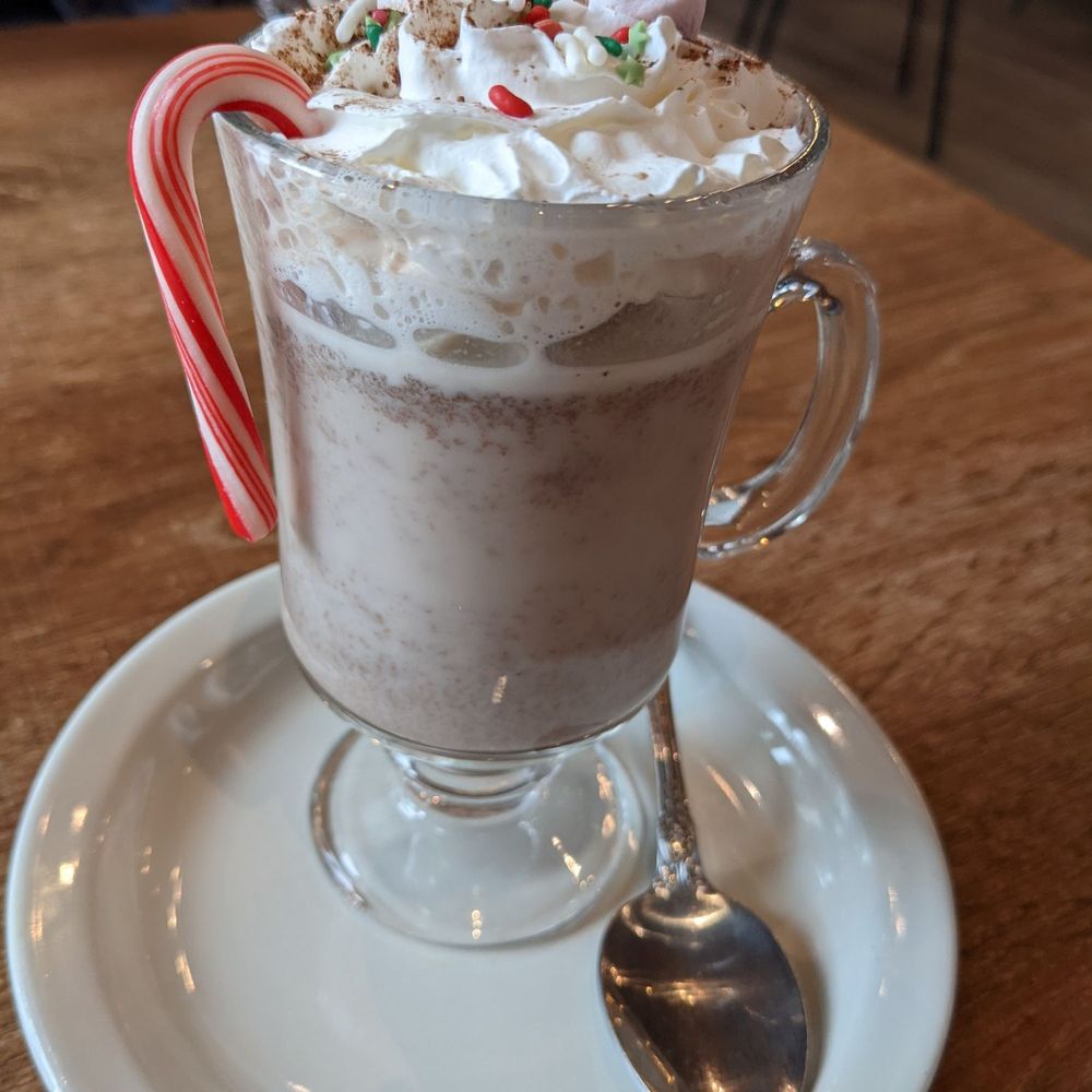 Darla Cafe  - Peppermint hot chocolate - Asian Fusion Near Me - Saratoga, California