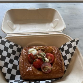 Moonrise Bakery - Tomato Mozzarella Danish - Bakeries Near Me - Seattle, Washington Moonrise Bakery - Tomato Mozzarella Danish - Bakeries Near Me - Seattle, Washington