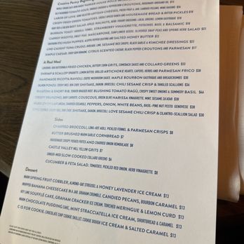 The Love - Menu - New American Near Me - Philadelphia, Pennsylvania