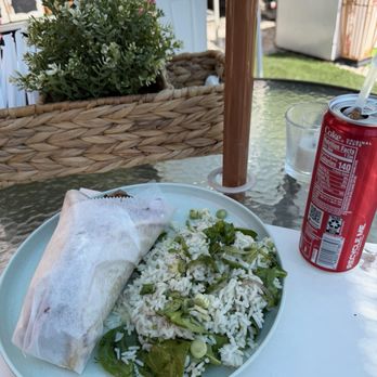 Nude Pita - Lamb Gyro with Rice w/spinach and dill - Mediterranean Near Me - Miami, Florida Nude Pita - Lamb Gyro with Rice w/spinach and dill - Mediterranean Near Me - Miami, Florida